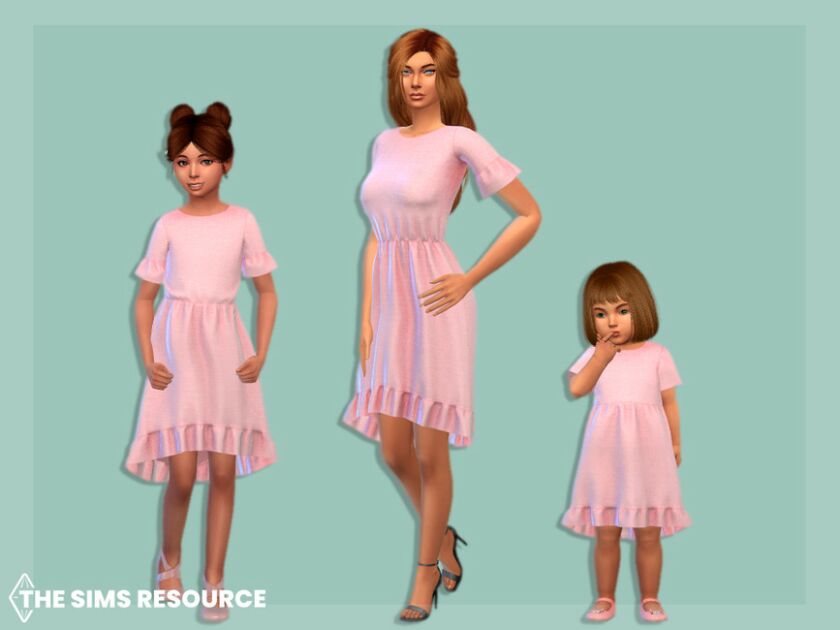 Long Skirt Dress With Ruffles Child By Mysteriousoo 2 sims 4 cc long skirt dress with ruffles child by mysteriousoo 2