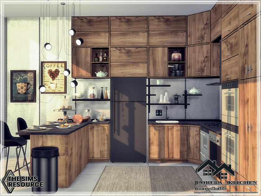 Loreta – Kitchen By Marychabb 5 sims 4 cc loreta kitchen by marychabb 2