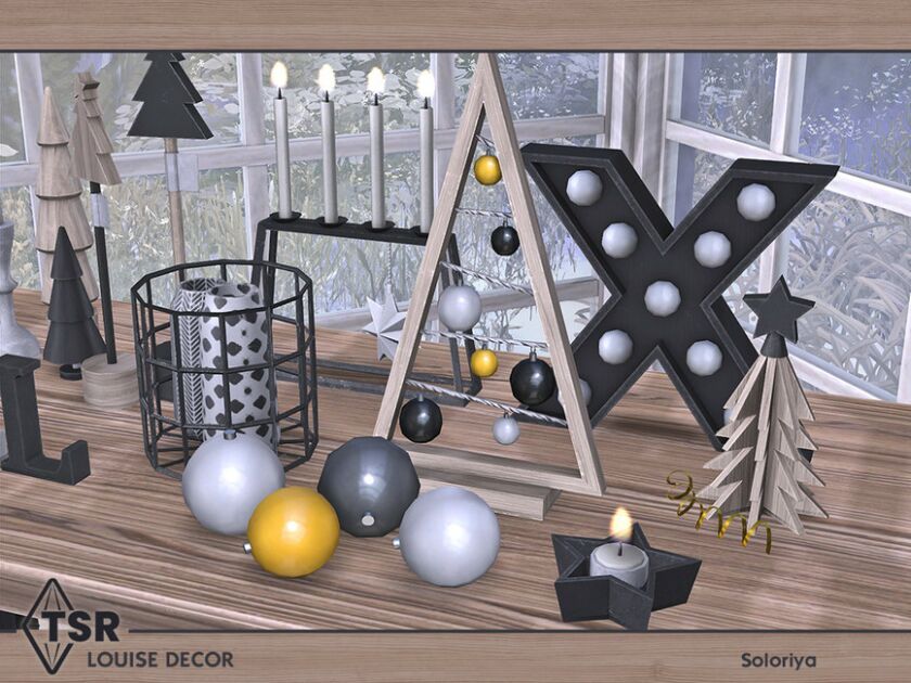 Louise Decor By Soloriya 4 sims 4 cc louise decor by soloriya 3