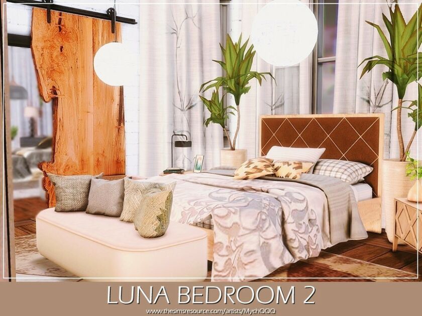 Luna Bedroom 2 By Mychqqq 1 Luna Bedroom 2 By Mychqqq Sims 4 CC