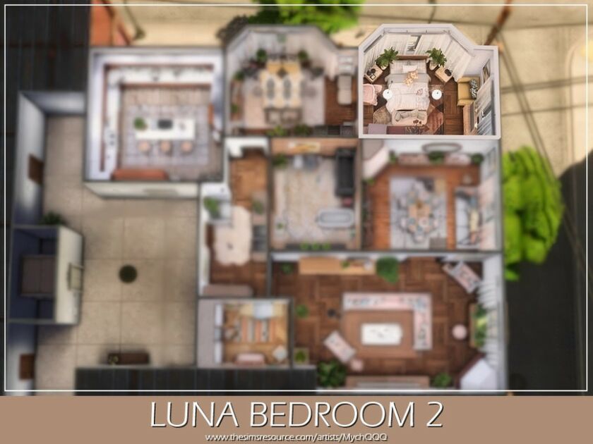 Luna Bedroom 2 By Mychqqq 2 sims 4 cc luna bedroom 2 by mychqqq 6