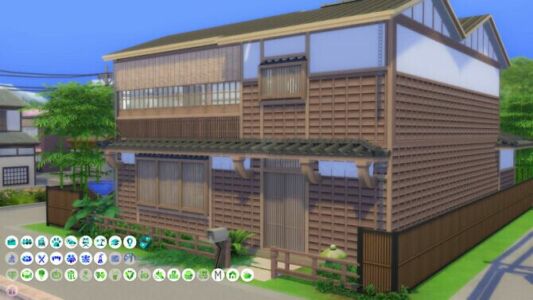 Machiya 5-3-1 Shinrinyoku Home Sims 4 CC