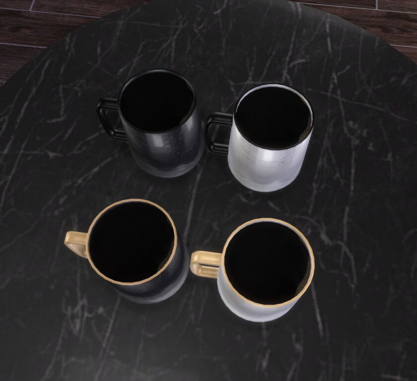 Marble Living SET 6 sims 4 cc marble living set by simmerkate 4