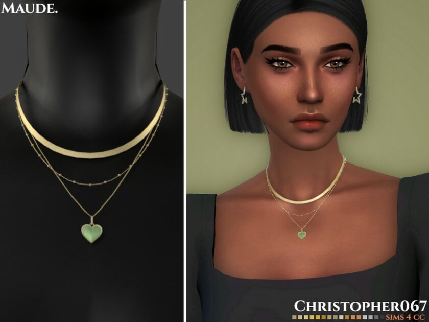 Maude Necklace / Christopher067 By Christopher067 1 Maude Necklace / Christopher067 By Christopher067 Sims 4 CC