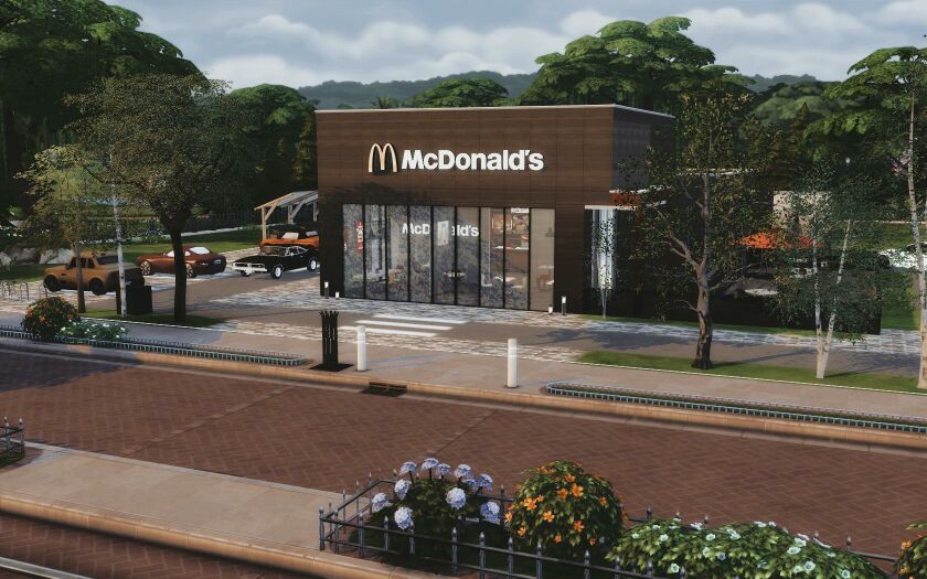 MC Donalds | CC By Mrsbarbiex3 1 MC Donalds | CC By Mrsbarbiex3 Sims 4 CC
