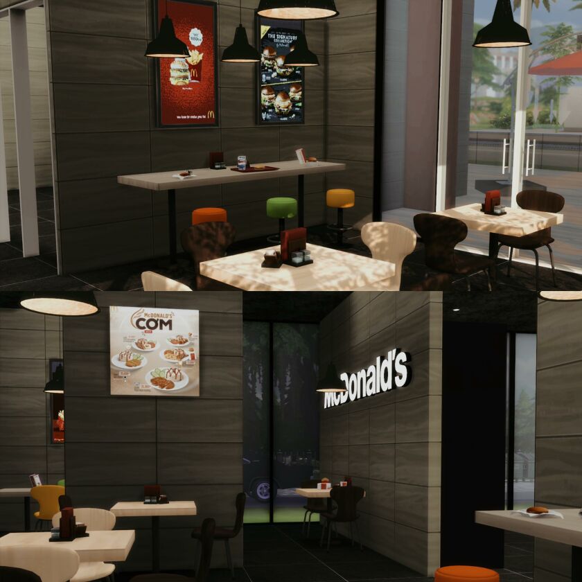 MC Donalds | CC By Mrsbarbiex3 5 sims 4 cc mc donalds cc by mrsbarbiex3 3