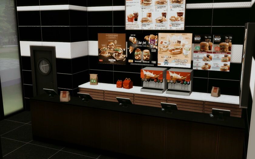 MC Donalds | CC By Mrsbarbiex3 4 sims 4 cc mc donalds cc by mrsbarbiex3 5