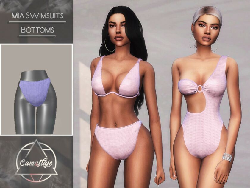 MIA Swimsuits – Bottoms By Camuflaje 1 MIA Swimsuits – Bottoms By Camuflaje Sims 4 CC