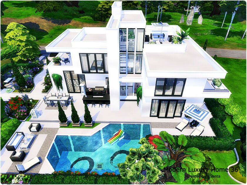 Modern Luxury Home 36 By Jolanta 6 sims 4 cc modern luxury home 36 by jolanta 3