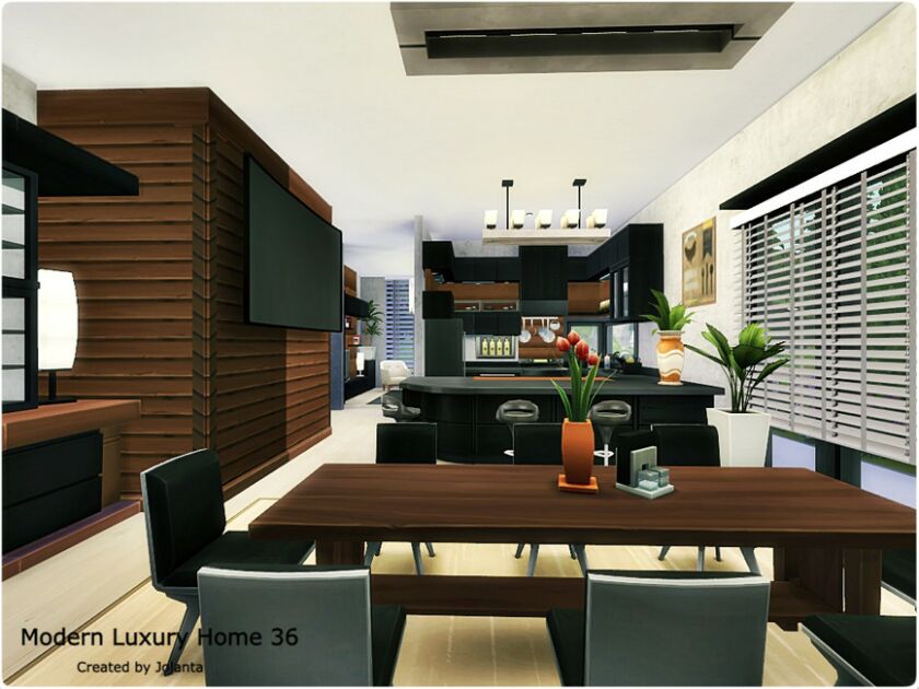 Modern Luxury Home 36 By Jolanta 4 sims 4 cc modern luxury home 36 by jolanta 4