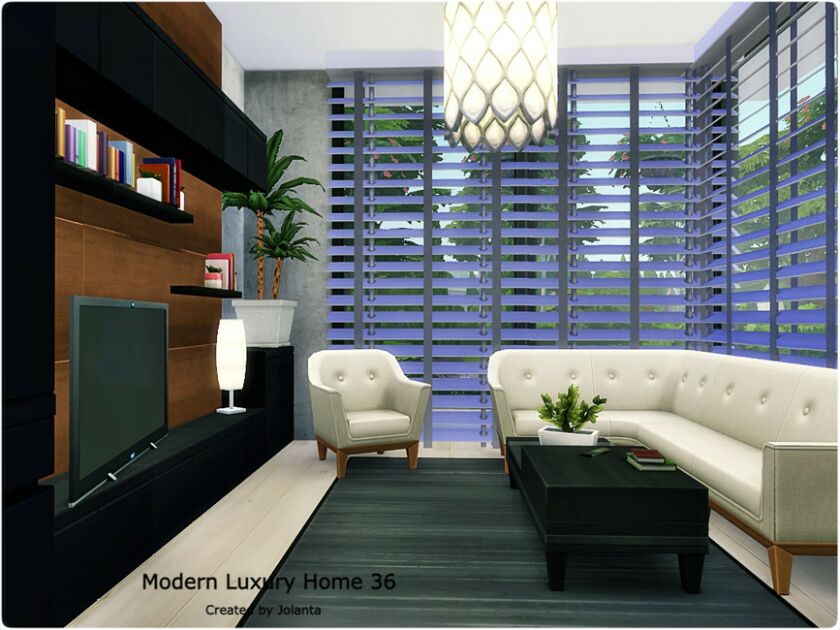 Modern Luxury Home 36 By Jolanta 3 sims 4 cc modern luxury home 36 by jolanta 6