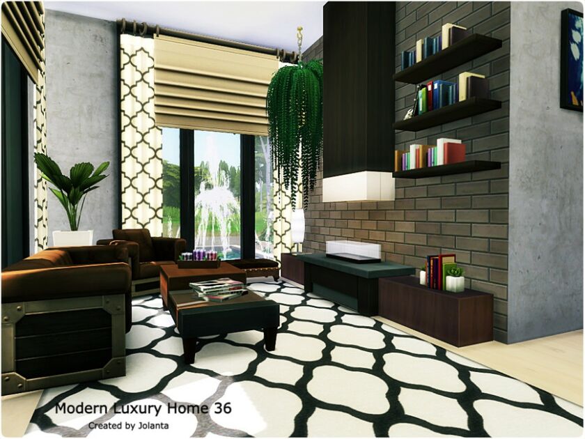 Modern Luxury Home 36 By Jolanta 2 sims 4 cc modern luxury home 36 by jolanta 7
