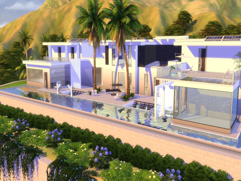 Modern Luxury Mansion |CC By Mrsbarbiex3 1 Modern Luxury Mansion |CC By Mrsbarbiex3 Sims 4 CC