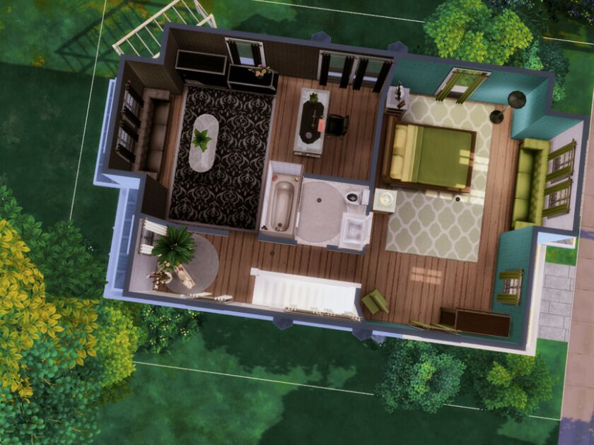 Modern Townhouse 1- NO CC By Genkaiharetsu 2 sims 4 cc modern townhouse 1 no cc by genkaiharetsu 6