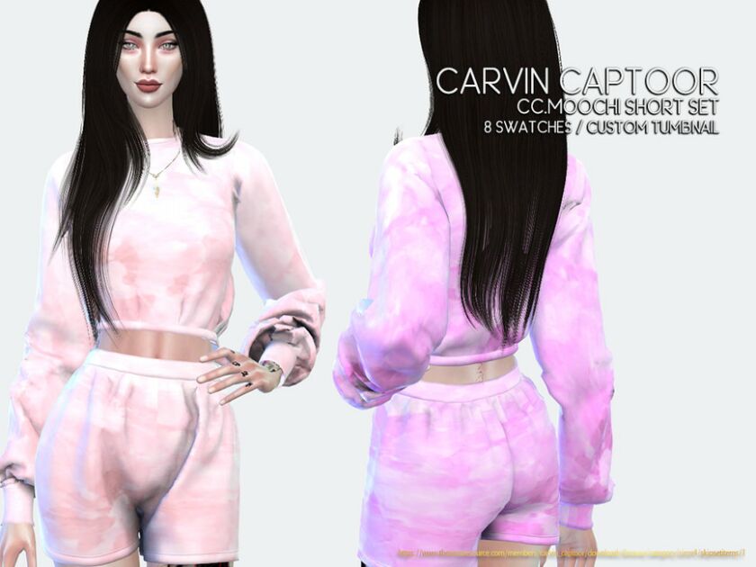 Moochi Short SET 1 Moochi Short SET Sims 4 CC
