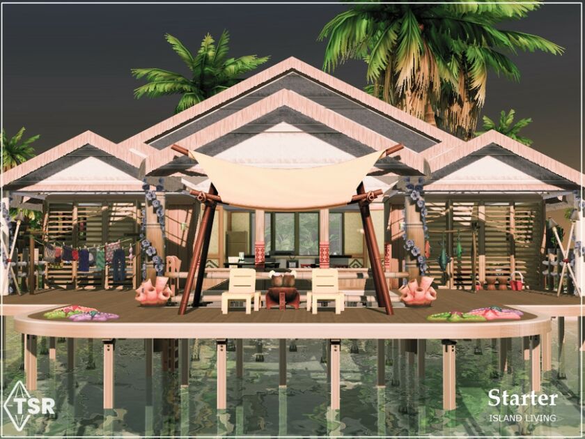 MY Atol Starter House By Moniamay72 4 sims 4 cc my atol starter house by moniamay72 3