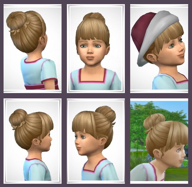 Nadine Toddler Hair 1 Nadine Toddler Hair Sims 4 CC