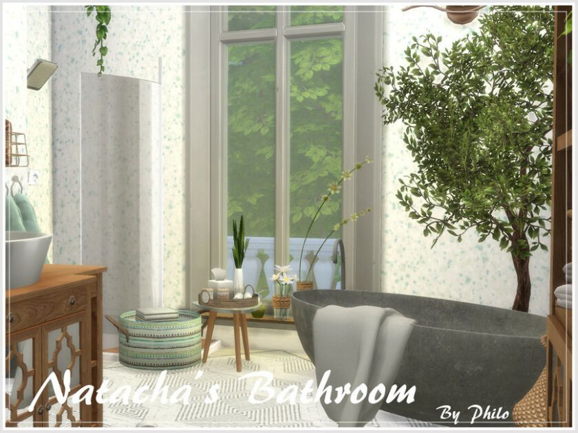 Natacha’S Bathroom By Philo 1 Natacha’S Bathroom By Philo Sims 4 CC