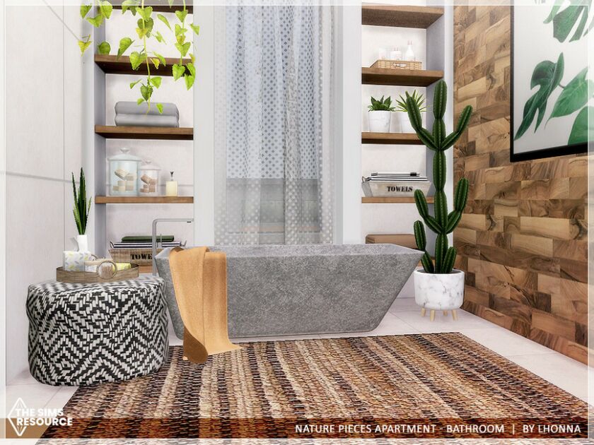 Nature Pieces – Bathroom /TSR CC Only/ By Lhonna 4 sims 4 cc nature pieces bathroom tsr cc only by lhonna 3