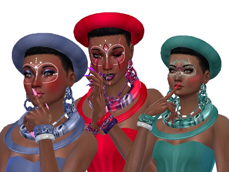 Ndebele Left Wrist Bracelet By Trudieopp 1 Ndebele Left Wrist Bracelet By Trudieopp Sims 4 CC
