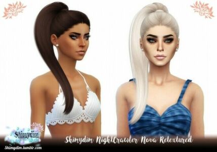 Nightcrawler Nova Hair Retexture Sims 4 CC