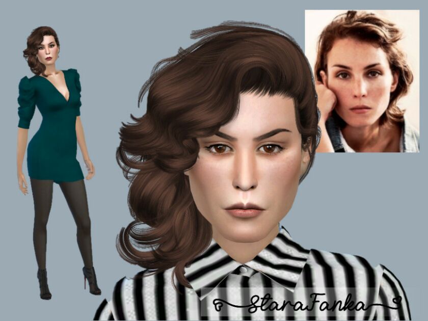 Noomi Rapace By Starafanka 1 Noomi Rapace By Starafanka Sims 4 CC