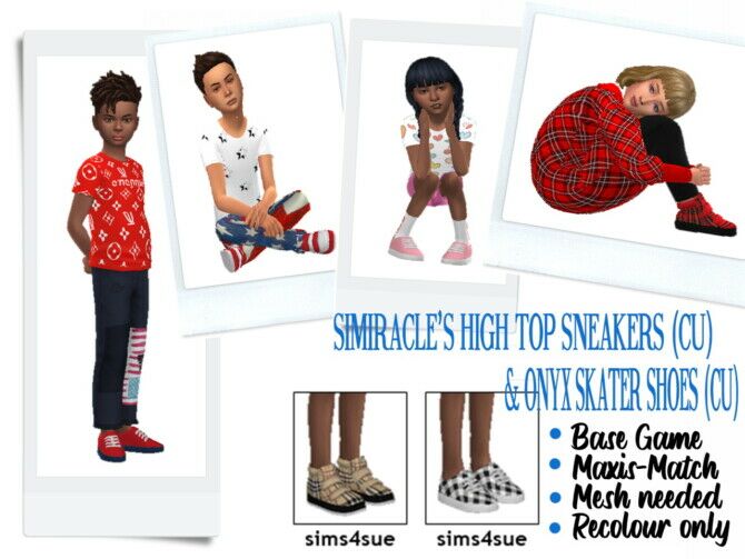 Onyxsims’ Skater Shoes (CU) 1 Onyxsims’ Skater Shoes (CU) Sims 4 CC