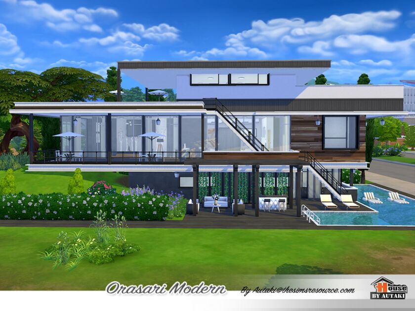 Orasari Modern Nocc By Autaki 1 Orasari Modern Nocc By Autaki Sims 4 CC