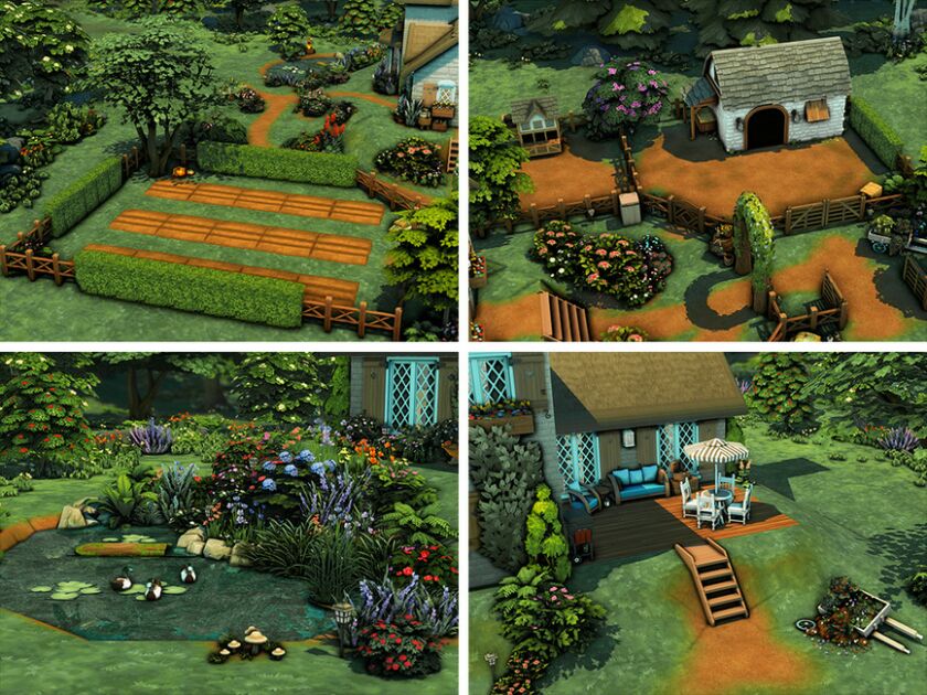 Orchard Cottage By Xogerardine 6 sims 4 cc orchard cottage by xogerardine 2