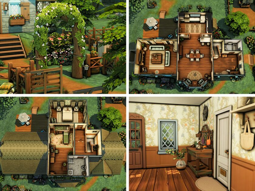 Orchard Cottage By Xogerardine 5 sims 4 cc orchard cottage by xogerardine 3