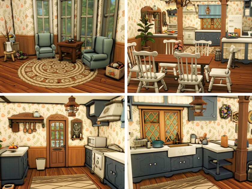 Orchard Cottage By Xogerardine 3 sims 4 cc orchard cottage by xogerardine 4