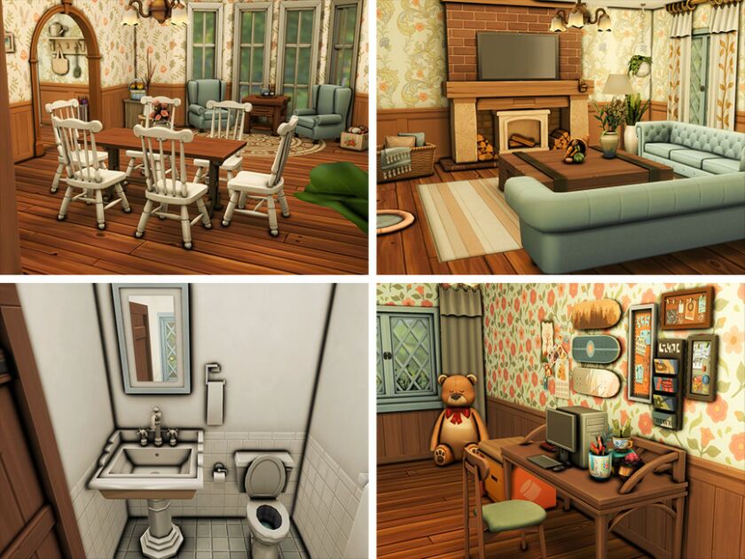 Orchard Cottage By Xogerardine 4 sims 4 cc orchard cottage by xogerardine 5