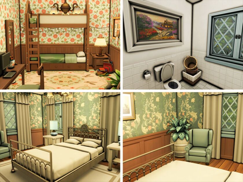 Orchard Cottage By Xogerardine 2 sims 4 cc orchard cottage by xogerardine 6