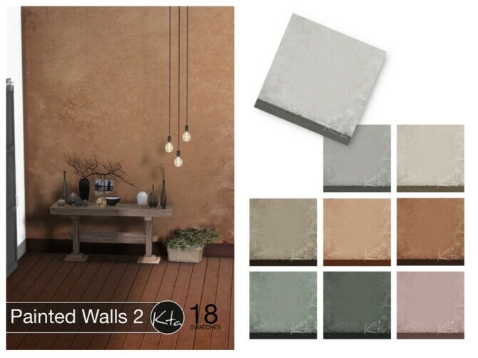 Painted Walls 2 1 Painted Walls 2 Sims 4 CC