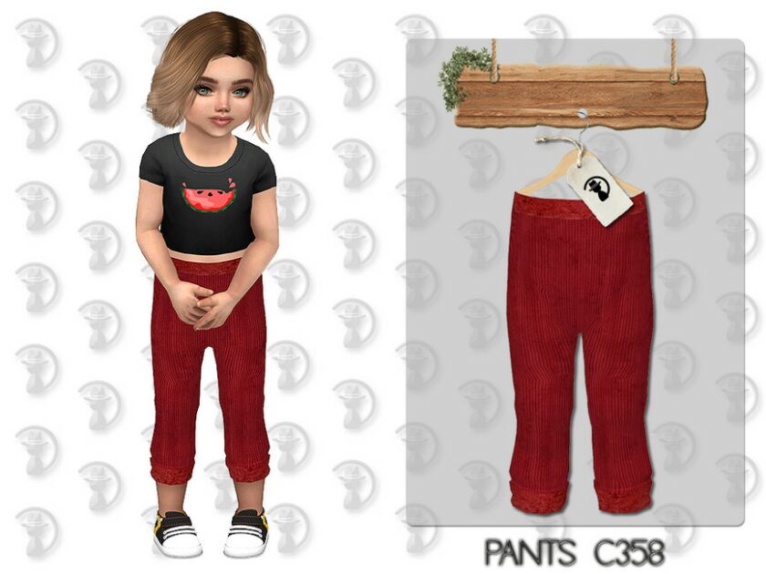 Pants C358 By Turksimmer 1 Pants C358 By Turksimmer Sims 4 CC
