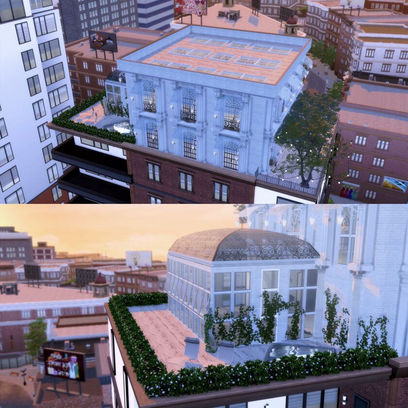 Parisian-Loft-Apartment By Mrsbarbiex3 1 Parisian-Loft-Apartment By Mrsbarbiex3 Sims 4 CC