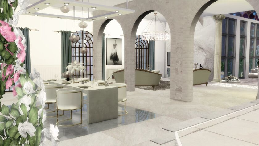 Parisian-Loft-Apartment By Mrsbarbiex3 10 sims 4 cc parisian loft apartment by mrsbarbiex3 2