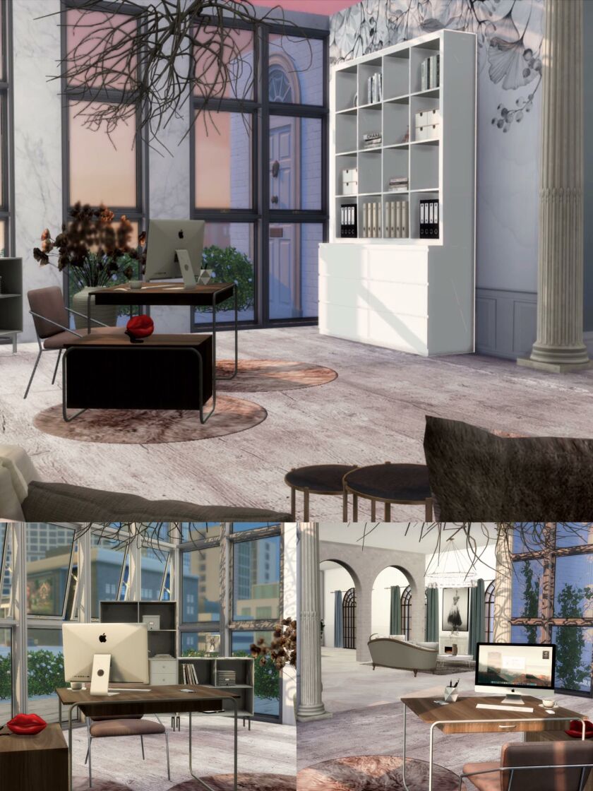 Parisian-Loft-Apartment By Mrsbarbiex3 8 sims 4 cc parisian loft apartment by mrsbarbiex3 4