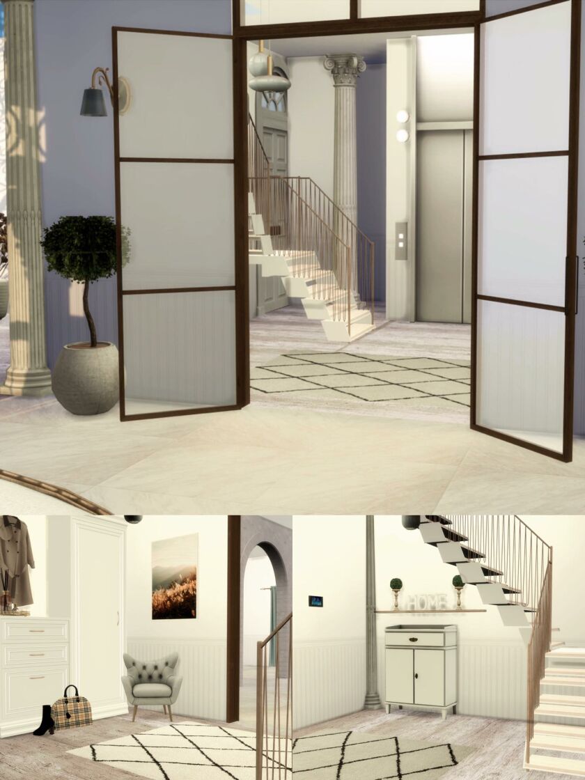 Parisian-Loft-Apartment By Mrsbarbiex3 6 sims 4 cc parisian loft apartment by mrsbarbiex3 6