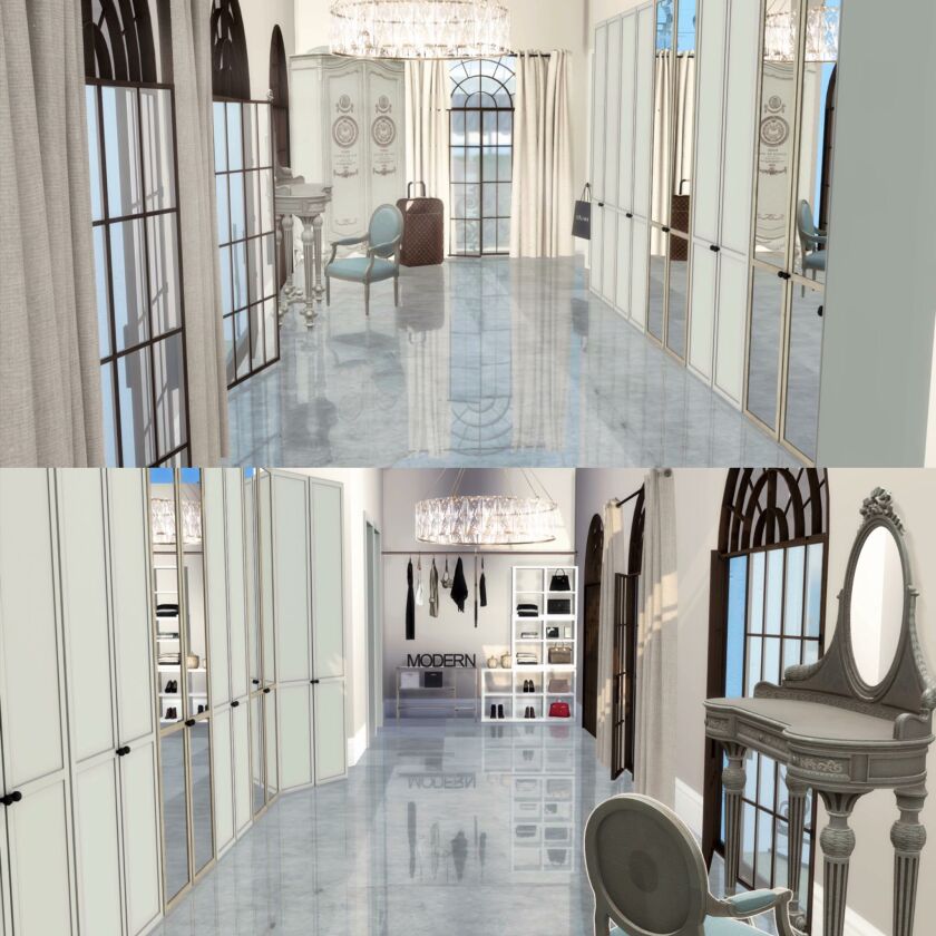 Parisian-Loft-Apartment By Mrsbarbiex3 3 sims 4 cc parisian loft apartment by mrsbarbiex3 9