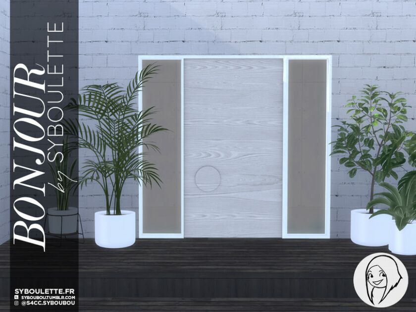 Patreon Early Release – Bonjour Front Door SET – Part 1 By Syboubou 4 sims 4 cc patreon early release bonjour front door set part 1 by syboubou 2