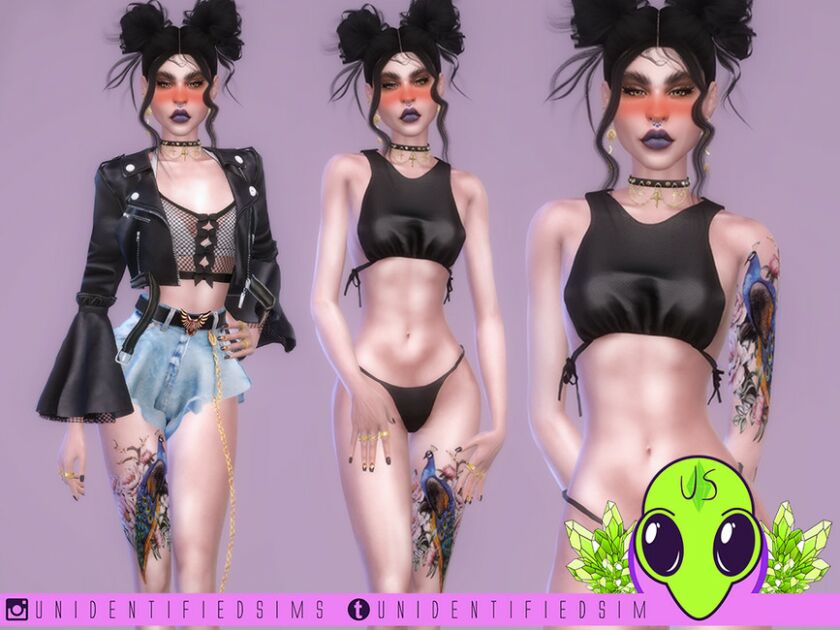 Peacock Tattoo By Unidentifiedsims 3 sims 4 cc peacock tattoo by unidentifiedsims 2