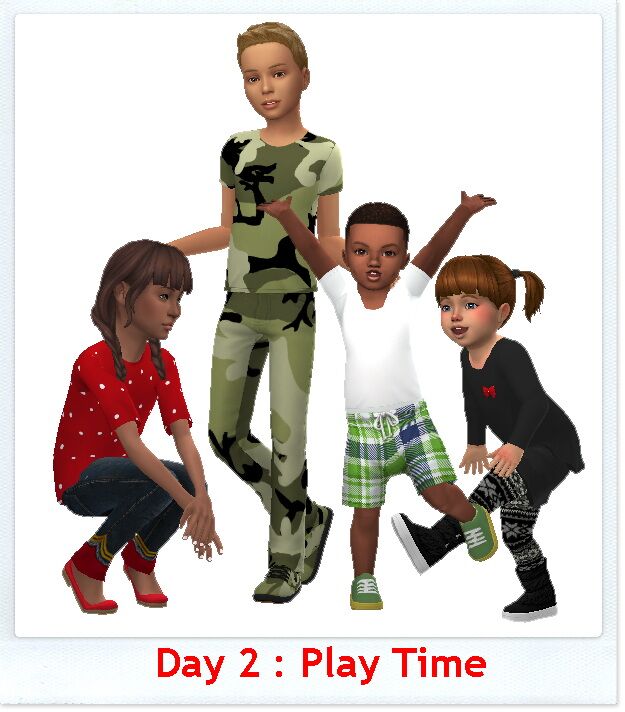 Play Time SET 1 Play Time SET Sims 4 CC