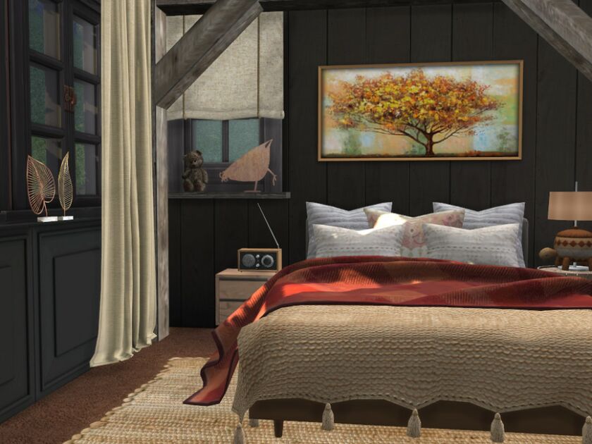Pumpkin Purple – Bedroom 5 sims 4 cc pumpkin purple bedroom by fredbrenny 2