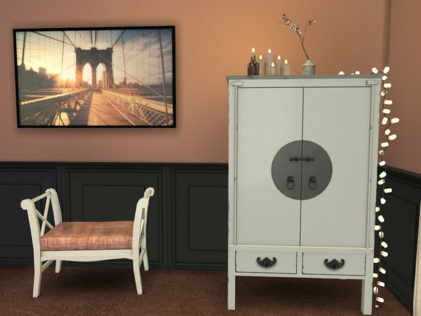 Pumpkin Purple – Bedroom 2 sims 4 cc pumpkin purple bedroom by fredbrenny 5