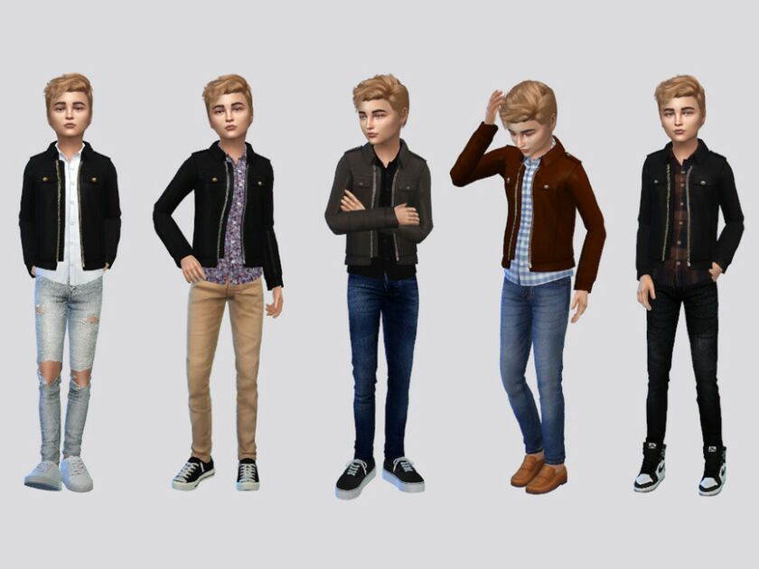 Rampardo Leather Jacket Boys By Mclaynesims 1 Rampardo Leather Jacket Boys By Mclaynesims Sims 4 CC