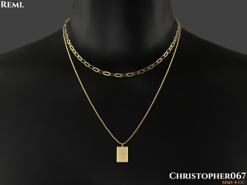 Remi Necklace / Christopher067 By Christopher067 3 sims 4 cc remi necklace christopher067 by christopher067 3