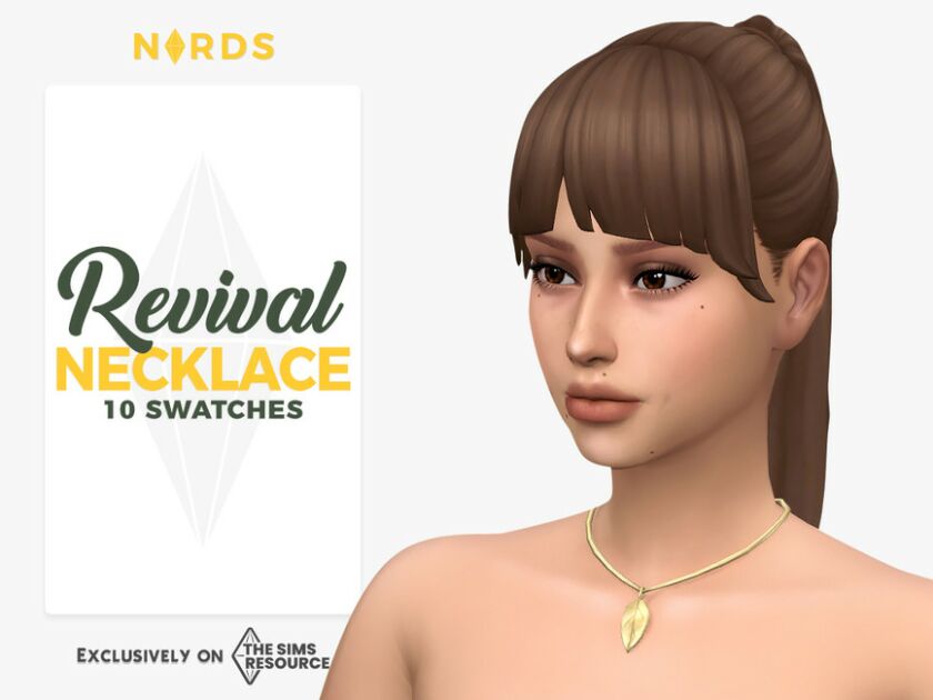 Revival Necklace By Nords 1 Revival Necklace By Nords Sims 4 CC