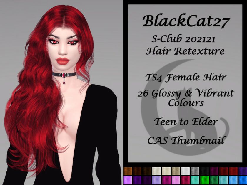 S-Club 202121 Hair Retexture (Mesh Needed) By Blackcat27 1 S-Club 202121 Hair Retexture (Mesh Needed) By Blackcat27 Sims 4 CC