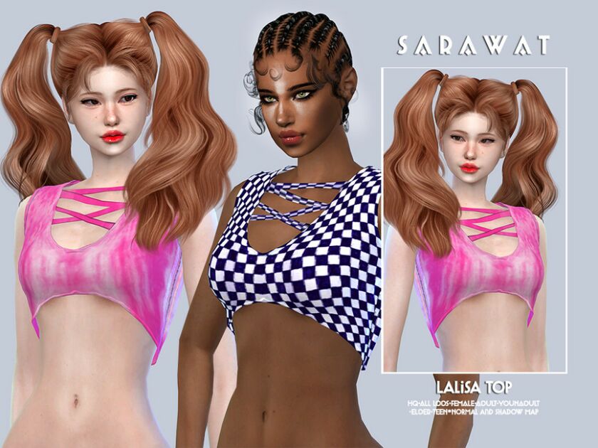 Sarawat_Lalisa TOP By Sarawat 1 Sarawat_Lalisa TOP By Sarawat Sims 4 CC